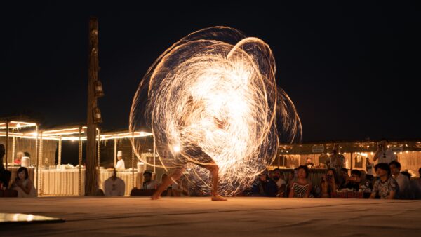 fire dancing